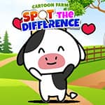 Cartoon Farm Spot The Difference