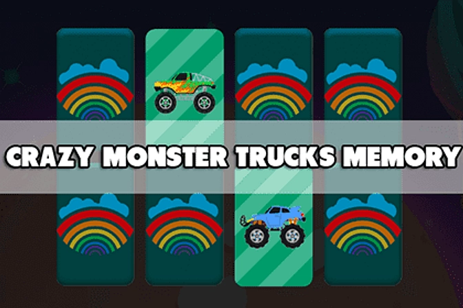 Crazy Monster Trucks Pairs