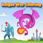 Knight War Coloring