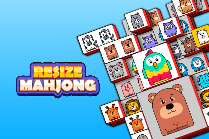 Resize Mahjong - Online Žaidimas