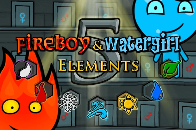 Fireboy and Watergirl 5: Elements - Online Žaidimas
