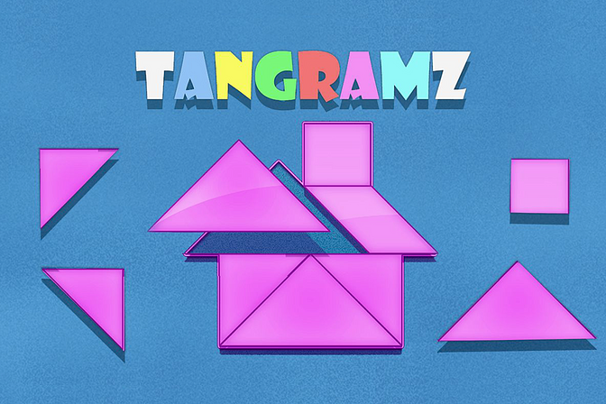 Tangram dėlionė