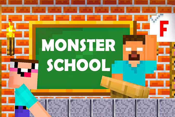 Monster School Challenges - Online Žaidimas